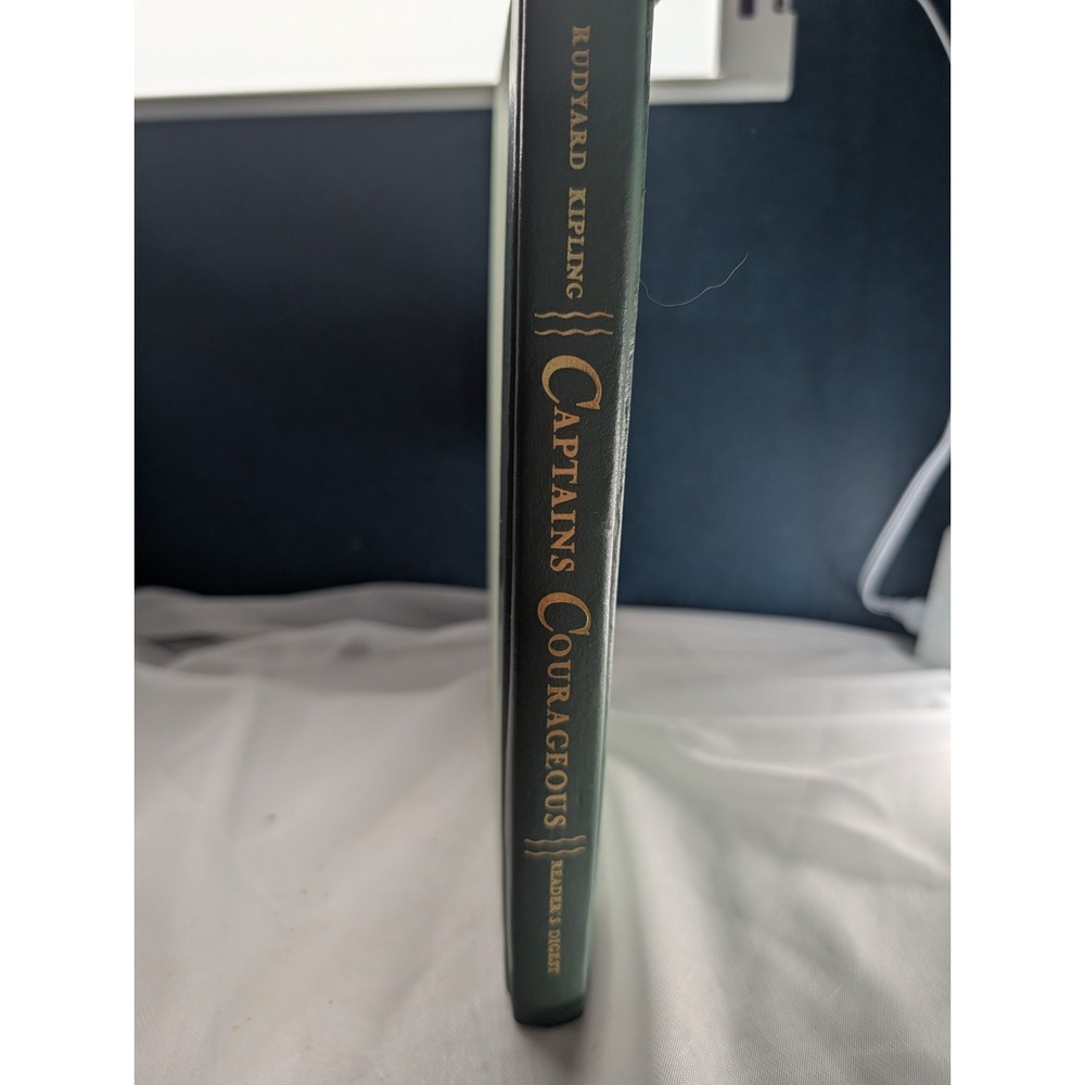 The World's Best Reading Captains Courageous Rudyard Kipling Hardcover - Picture 2 of 12